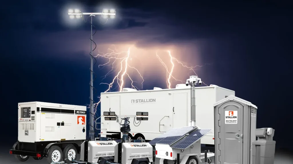 Collection of portable power and toilet products