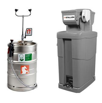 stallion eyewash-and-sink