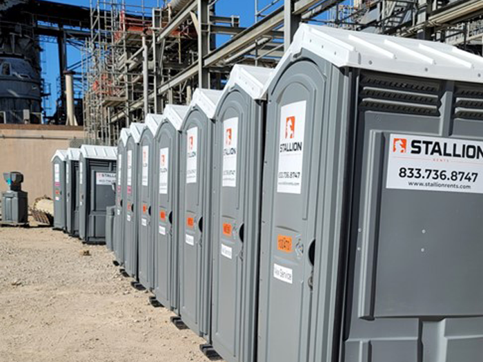 stallion portable toilets