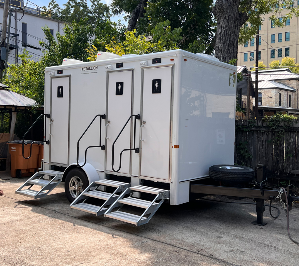 stallion restroom trailer