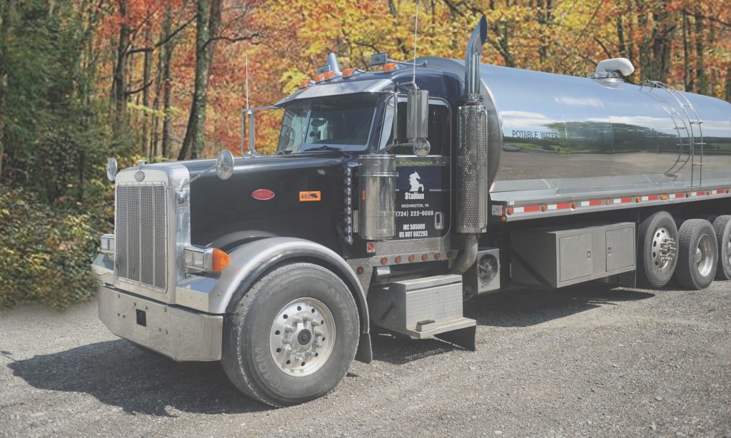 stallion water hauling truck