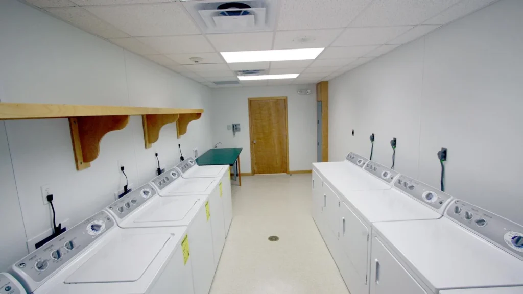 stallion laundry buliding interior