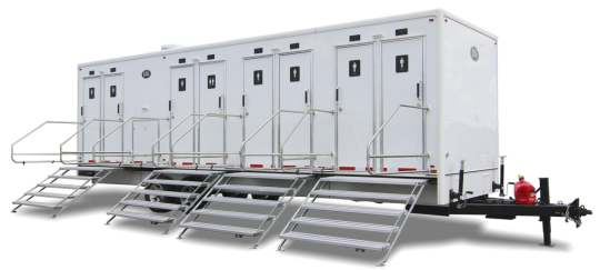 stallion luxury restroom trailer 8-stall 8-door