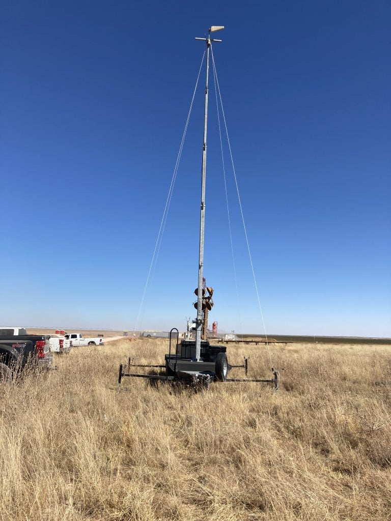 stallion portable tower trailer install
