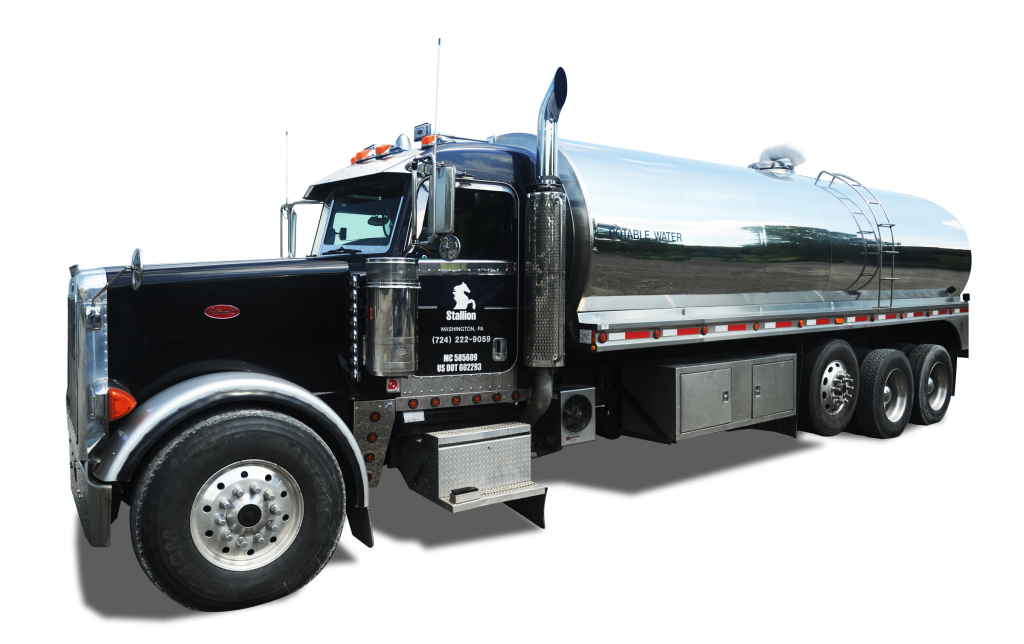 stallion water delivery truck