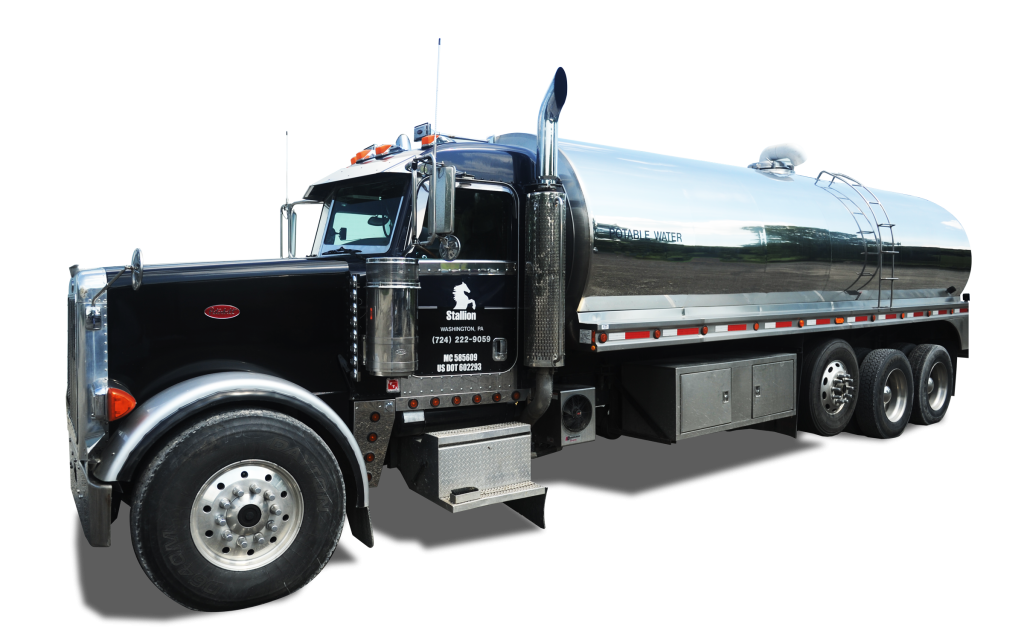 stallion water delivery truck